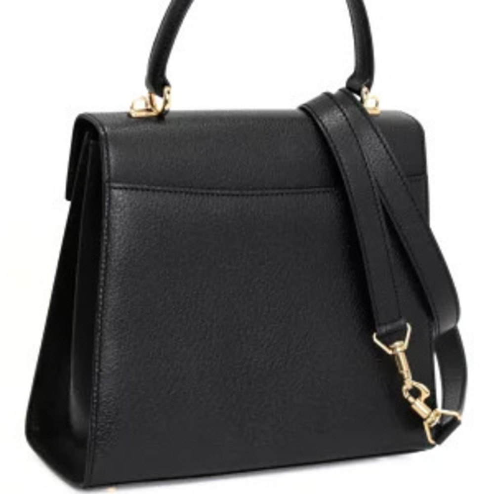 Gucci black Lock Lady leather bag Black